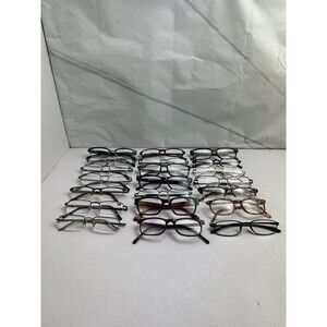 Lot of 21 - Assorted Brands Models Sizes Styles Men's/Women's Reading Glasses